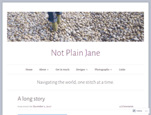 Tablet Screenshot of not-plain-jane.com